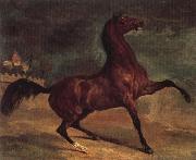 Alfred Dehodencq Horse in a landscape Spain oil painting artist